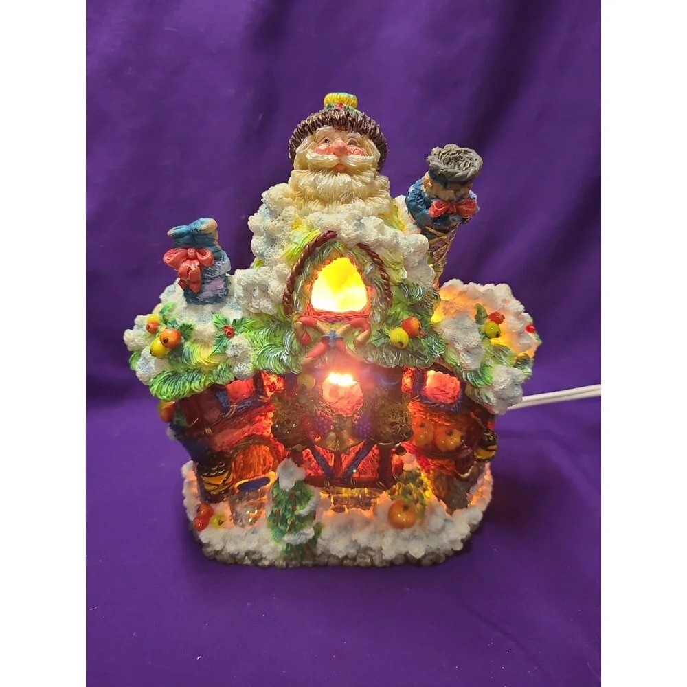 Crinkle Claus “Crinkle Inn” Lighted Christmas Village House 1997 Possible Dreams